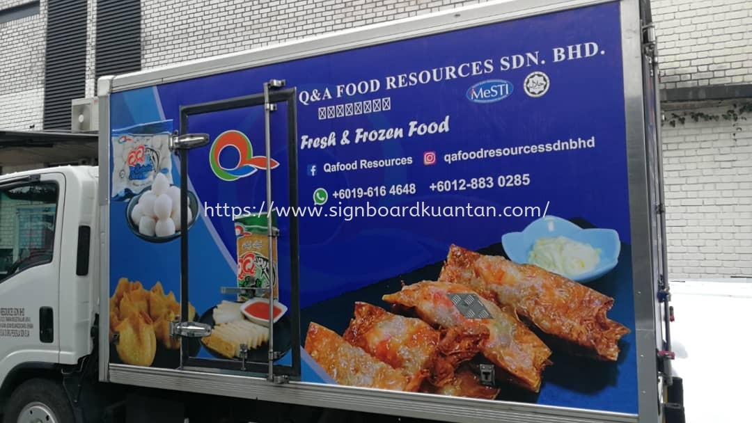 DESIGN-DESIGN TRUCK LORRY & VAN STICKER PRINTING AT KUANTAN AIR PUTIH 