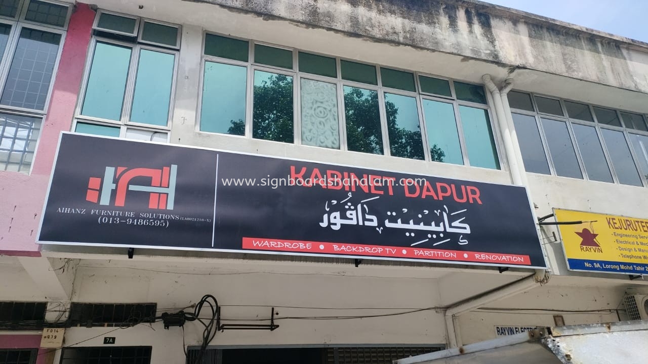 KABINET DAPUR METAL G.I SIGNAGE