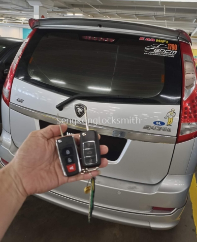 Proton Exora car key with remote control 