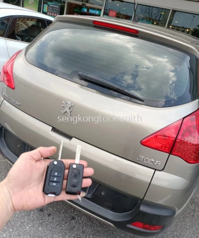 Peugeot 3008 car Flip key remote control