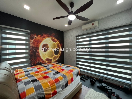 Zebra Blinds Blackout Seremban 2 