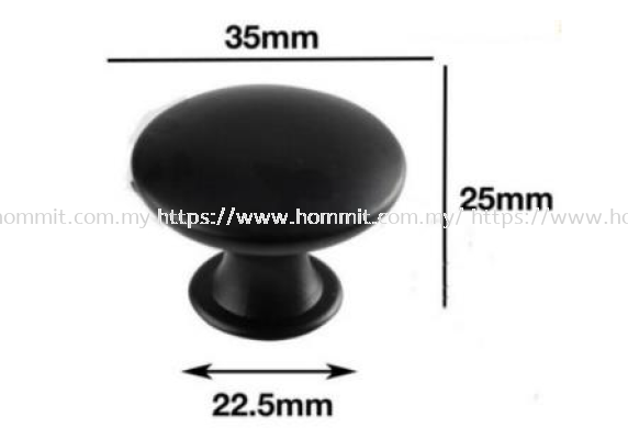 Door Knob (Black)