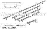 Stainless Steel Door Handle (10mm Diameter) Door Knobs & Handles