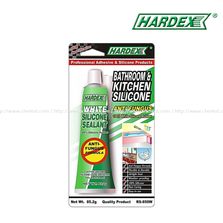 RS-850W - Bathroom & Kitchen Silicone (Anti Fungus) Hardex