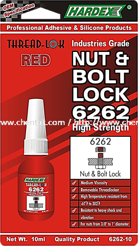 TL-6262-10 - Nut & Bolt Lock (High Strength) Hardex