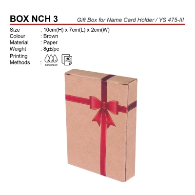 Box NCH 3 Gift Box for Name Card Holder / YS 475-III