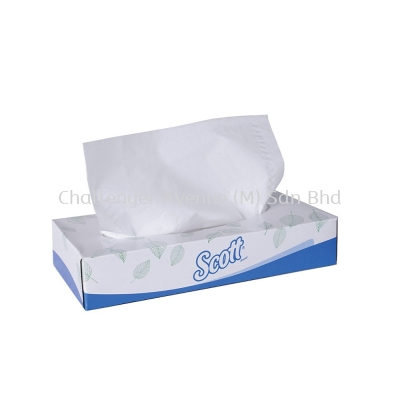 SCOTT Facial Tissue Flat 40s (10701)