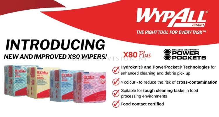 Kimberly-Clark WYPALL X80 Colour Blue 19139