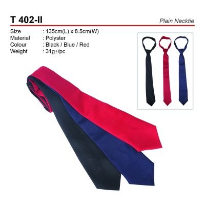 T 402-II Plain Necktie