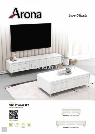 TV CABINET & COFFEE TABLE