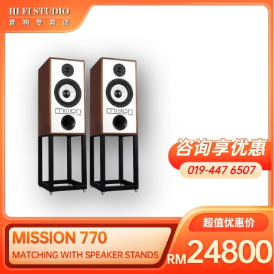 MISSION 770 MATCHING WITH SPEAKER STANDS