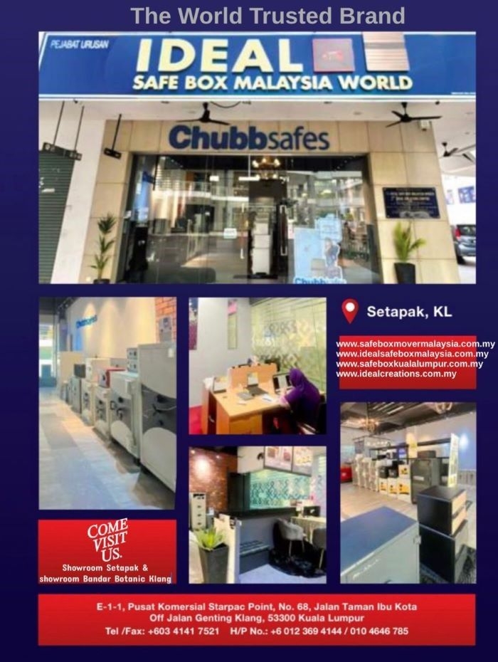 Where to buy Safes Boxes Chubbsafes  & Where To buy Safe Box Malaysia  Safe Box Kuala Lumpur &  Safe Box Selangor 
