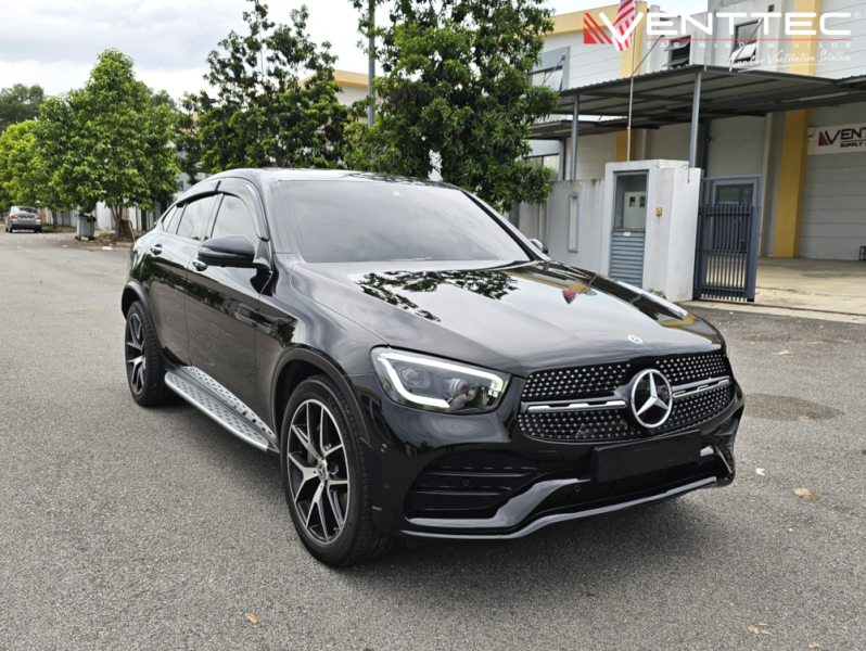 MERCEDES GLC COUPE (C253) 2016 - 2013 = VENTTEC DOOR VISOR 