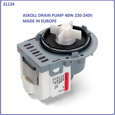 Code: 31134 Samsung WW80H5290EW Drain Pump for Front Load washing machine 40W