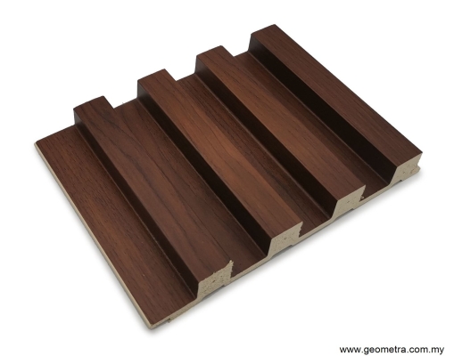 WS06 (Warna Walnut Gelap) SOLID FLUTED PANEL