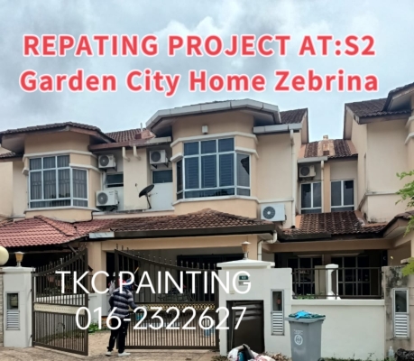 #REPAINTING PROJECT AT:S2 Garden City Home Zebrina