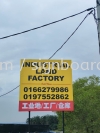 Road Side Metal GI Signage Signboard  GI METAL SIGNAGE