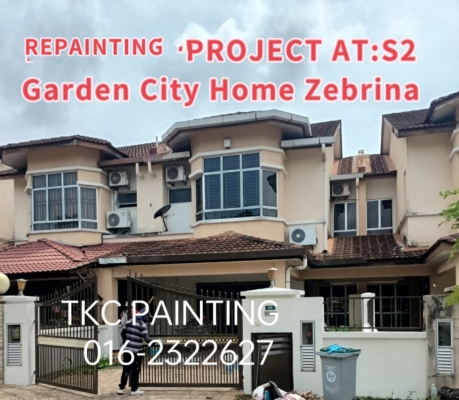 #REPAINTING PROJECT AT:S2
 Garden City Home Zebrina .