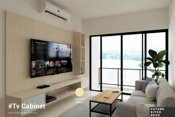 Custom TV Cabinet Design Reference In Selangor