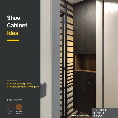 Custom Shoe Kabinet Design Reference In Selangor