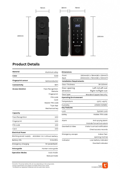 Namani Smart Lock Page 39