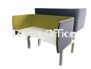 hanging desk panel with out frame CLUSTER 2 IN 1 DESKING SYSTEM