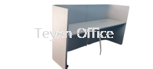 NEW MODERN 2 PAX ROOM PANEL CLUSTER 2 IN 1 DESKING SYSTEM