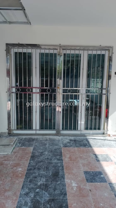 To Dismantle, Modify and Reinstall old Stainless Steel Sliding Grille & Swing Grille - Shah Alam 