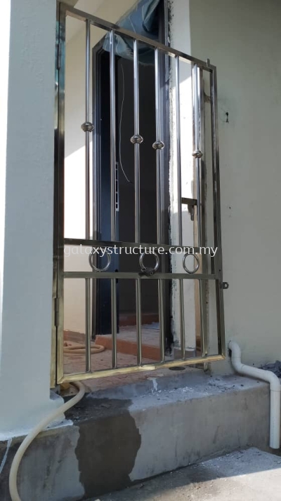 To Dismantle, Modify and Reinstall old Stainless Steel Sliding Grille & Swing Grille - Shah Alam 