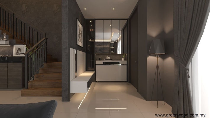 Renovation Works In Seri Jalil Semi-D (House Entrance Design)