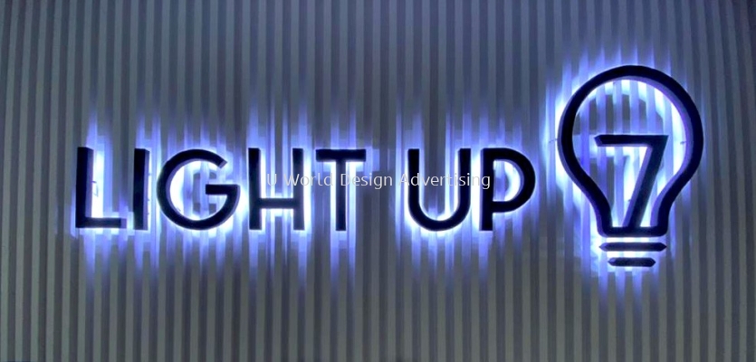LIGHT UP 7 SDN BHD 3D LED BACKLIT LETTERING SIGNAGE AT DAMANSARA HEIGHTS, KUALA LUMPUR, MALAYSIA