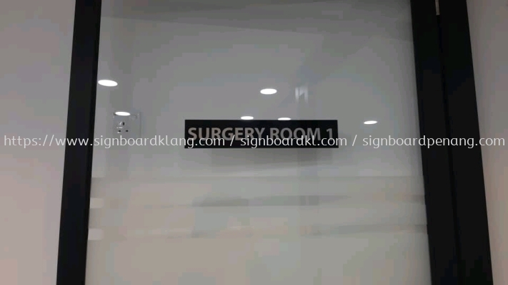 Indoor Acrylic Door Name Label Signage