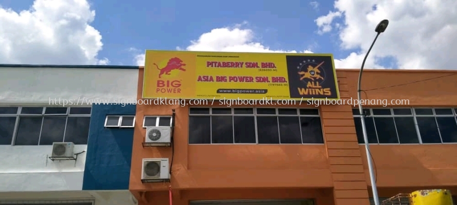 Asia Big Power Lightbox Signage Signboard At Seri Kembangan Selangor 