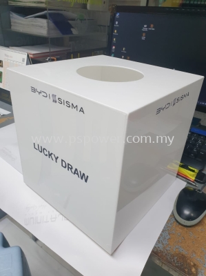 Acrylic lucky draw Box 