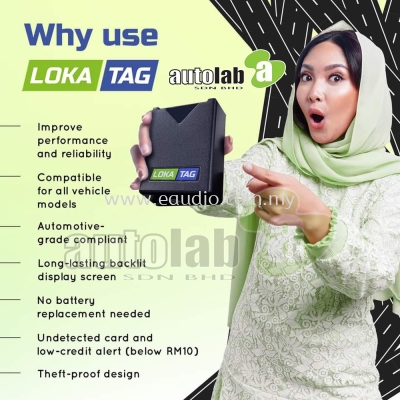 LOKATAG Toll Reader With Low Balance Credit Warning 