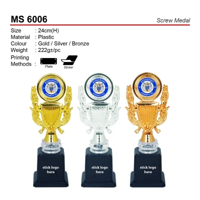 MS 6006 Screw Medal