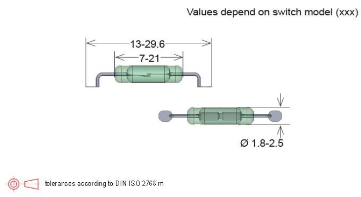 Standex MK23 Series Reed Sensor