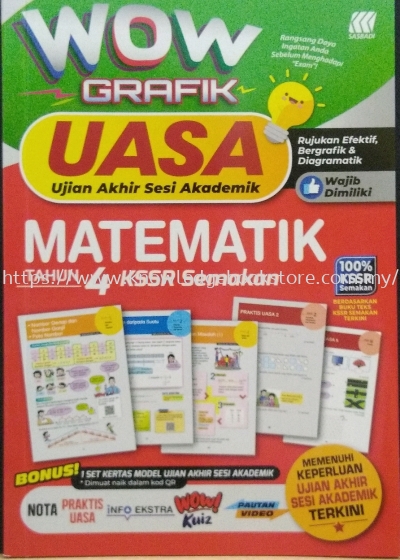 WOW GRAFIK UASA MATEMATIK TAHUN 4