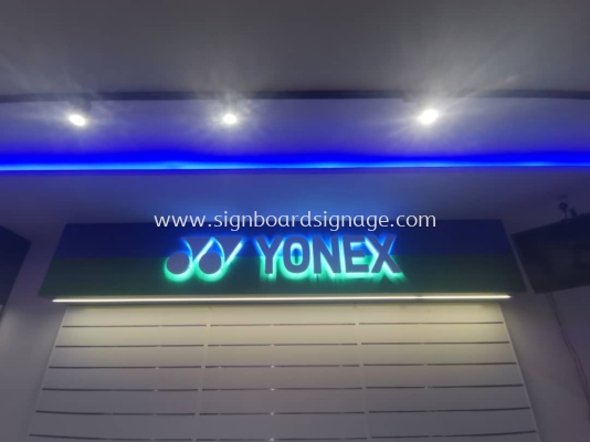 Li-Ning - Mizuno - Yonex - Indoot 3D LED Backlit Signage - Setapak 