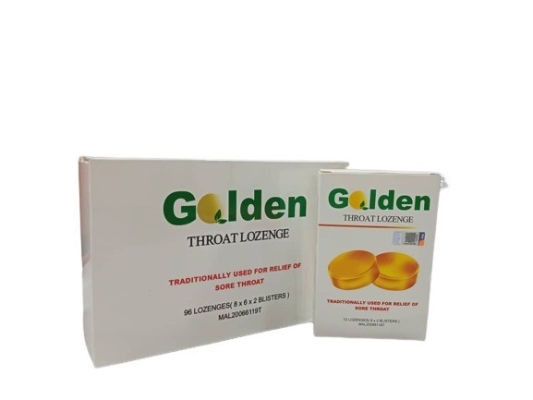 GOLDEN THROAT LOZENGE 12'S