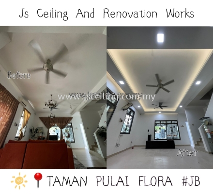 Cornice Ceiling Design #Pulai Flora #Jb 