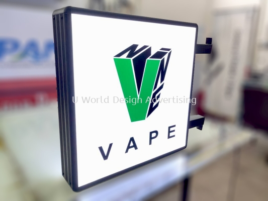 VNINE ELECTRONIC MARKETING ALUMINIUM LED LIGHT BOX SIGNBOARD AT KLANG, SELANGOR,MALAYSIA