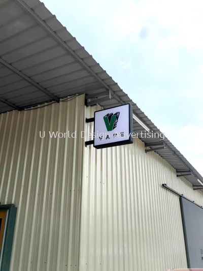 VNINE ELECTRONIC MARKETING ALUMINIUM LED LIGHT BOX SIGNBOARD AT KLANG, SELANGOR