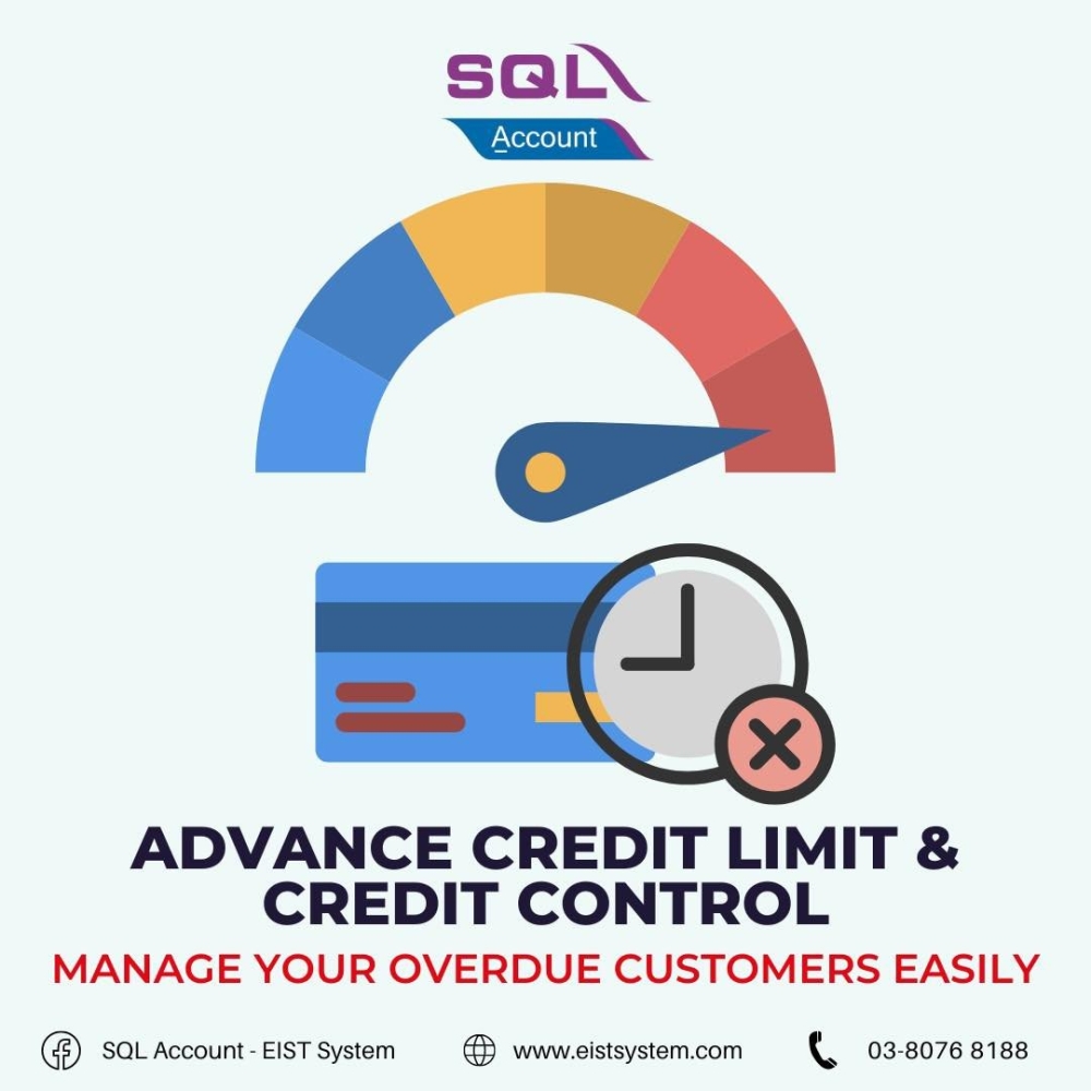 SQL Account - Advance Credit Limit & Credit Control