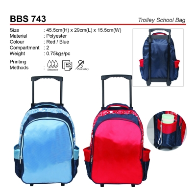 BBS 743 Trolley School Bag