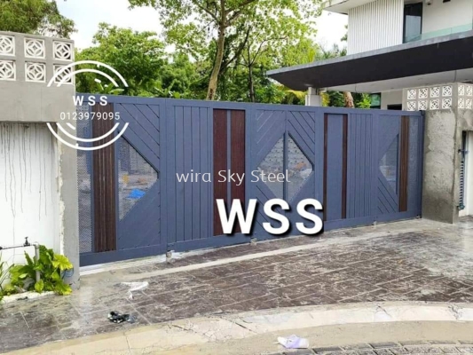 Aluminium Curved Type Sliding Gate