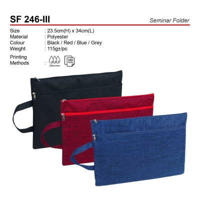 SF 246-III Seminar Folder