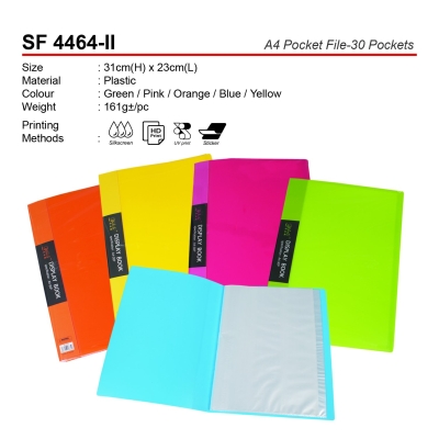 SF 4464-II A4 Pocket Files - 30 Pockets