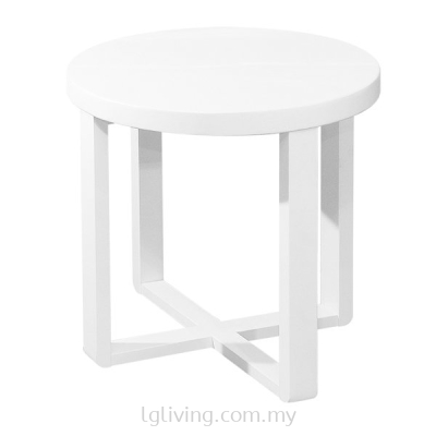 DONALD Lamp Table - White