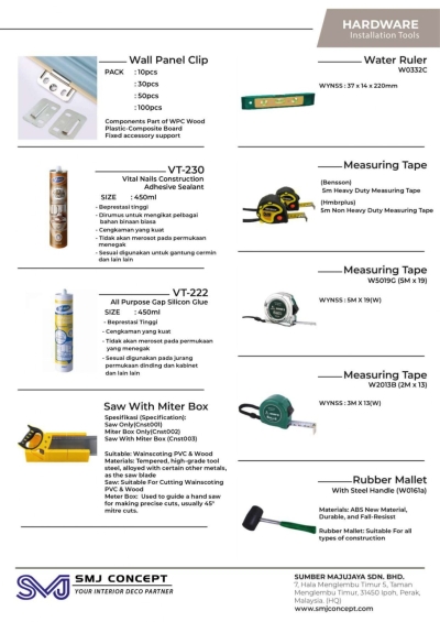 SMJ Concept Products Catalogue 0047